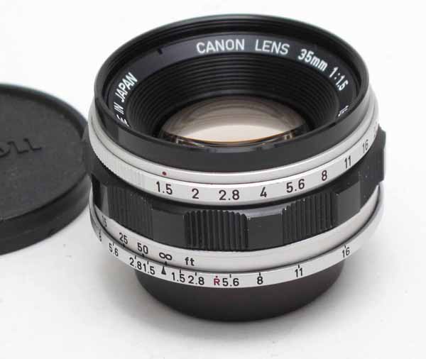 Featured image for “Canon 35mm f1.5 (type 3), Leica screw mount”