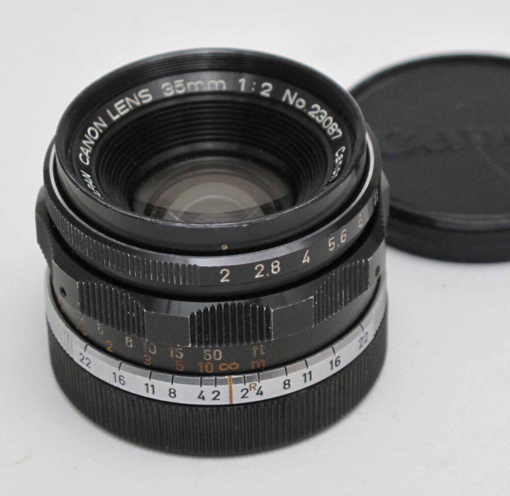 Featured image for “Canon 35mm f2 (type 1), Leica screw mount”